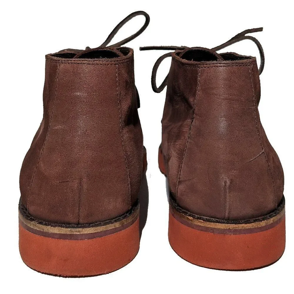 Cole Haan Gran.OS Suede Plum Chukka Sz 10.5